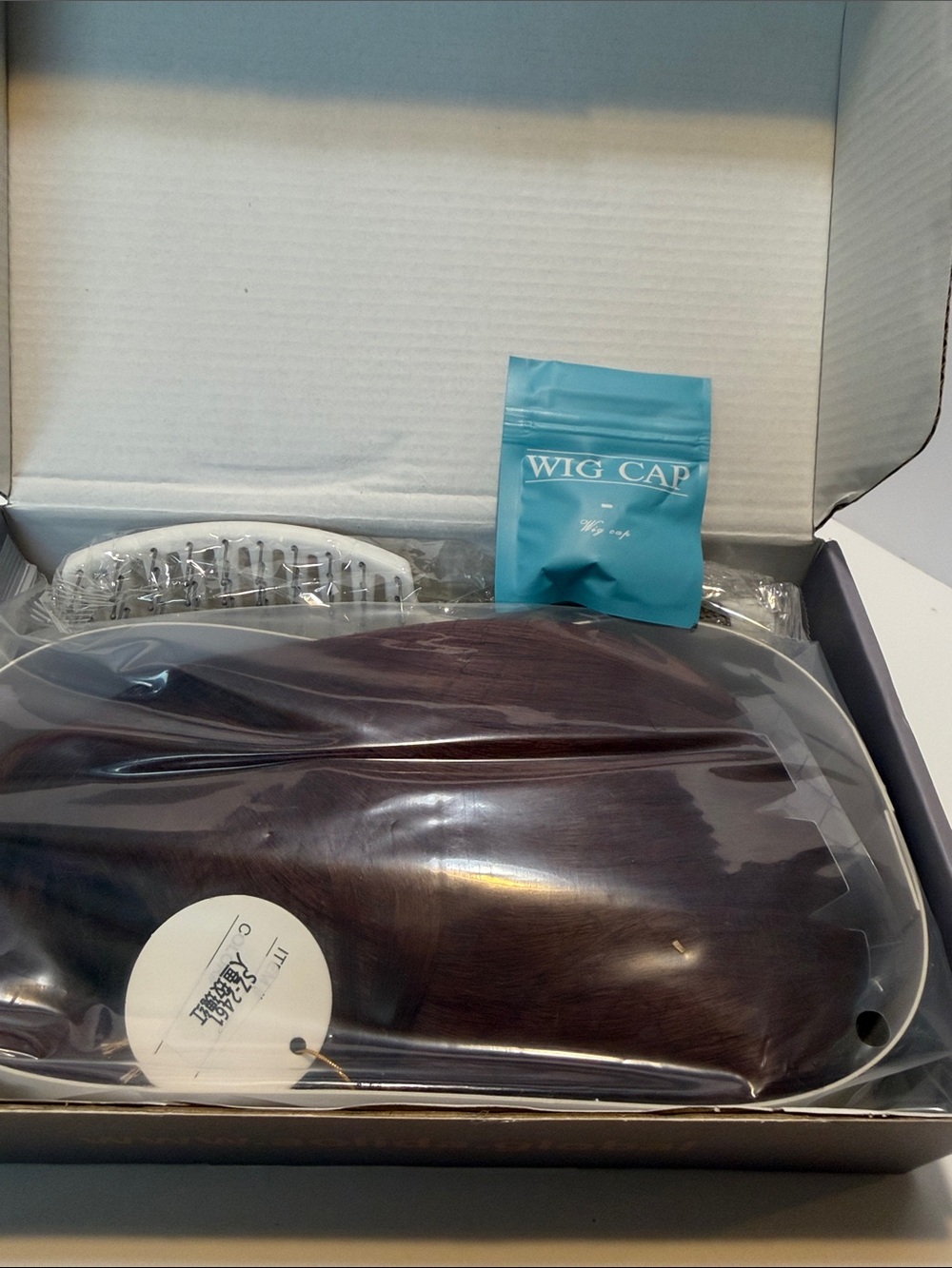 Aolida Rosy wigs with Wig Cap – Ready-to-Style Hairpiece new sealed